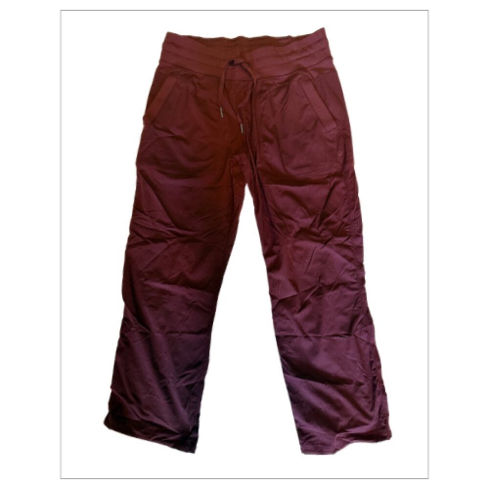 NWOT Burgundy LULULEMON Joggers Size L (BB0216)